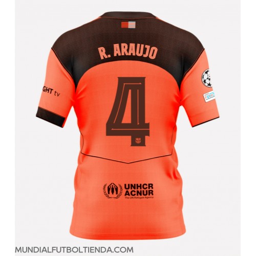 Camiseta Barcelona Ronald Araujo #4 Tercera Equipación Replica 2025-26 mangas cortas